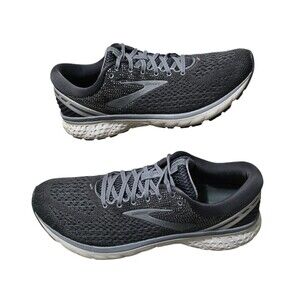 Brooks Ghost 11 Shoes Mens Size 13M Dark Gray Running Athletic Sneakers